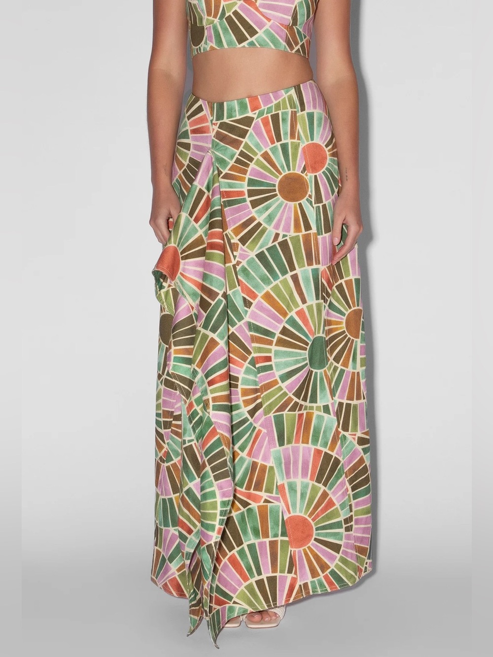 The Wolf Gang Samba Midi Skirt Size Large